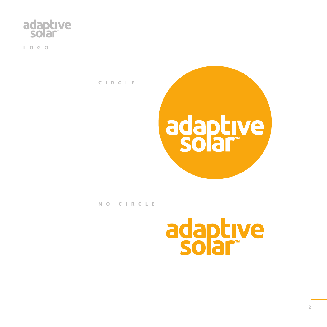 Adaptive Solar — new logo