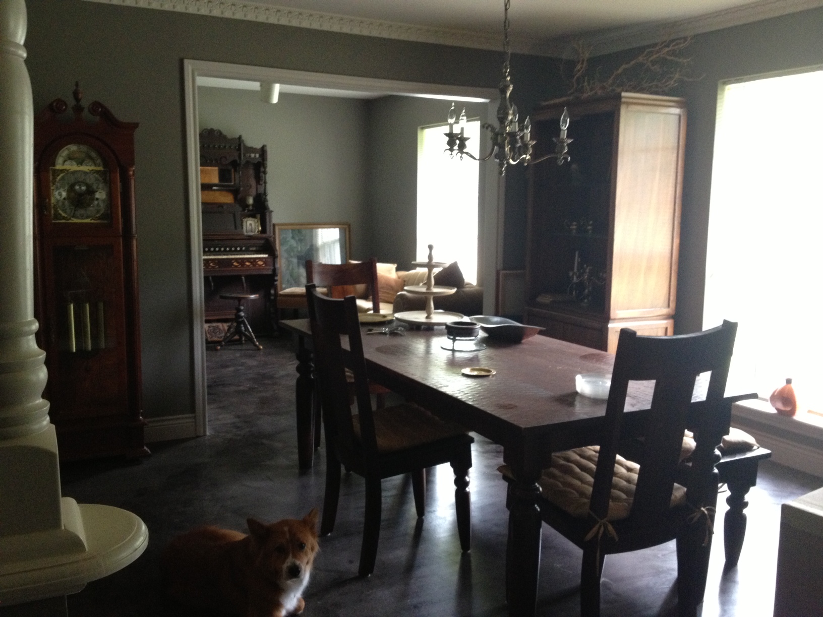 The dining room set