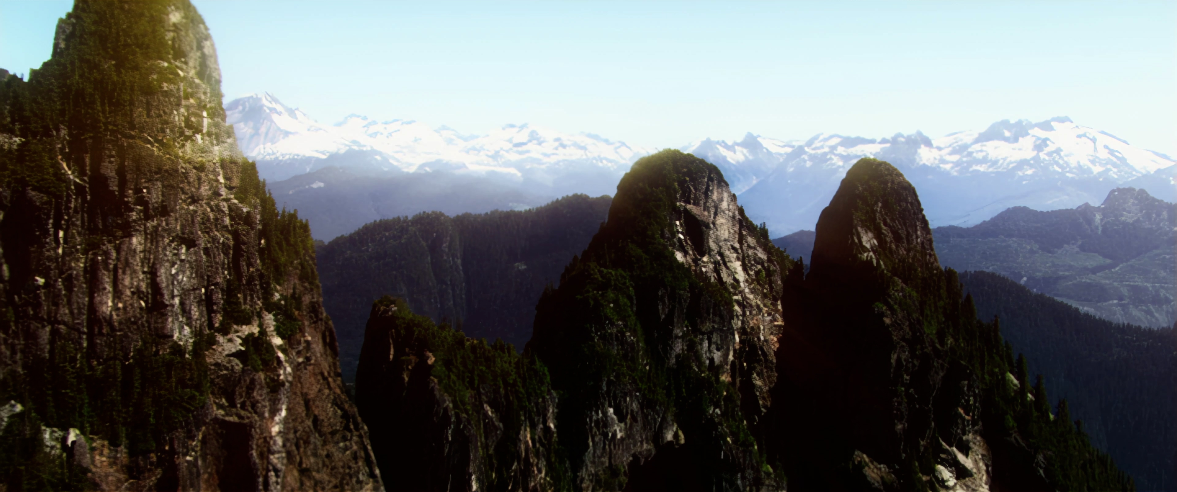 Micah Stampley &mdash; I Believe, opening mountain range establishing shot