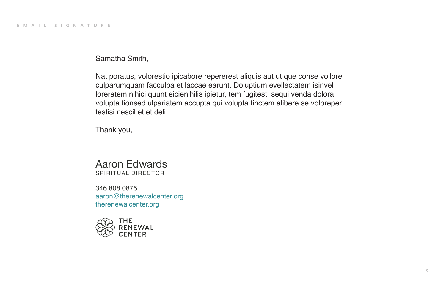 TRC — email signature application