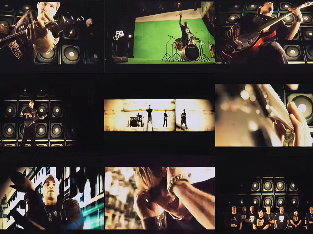 Selectric / Sony — music video contact sheet