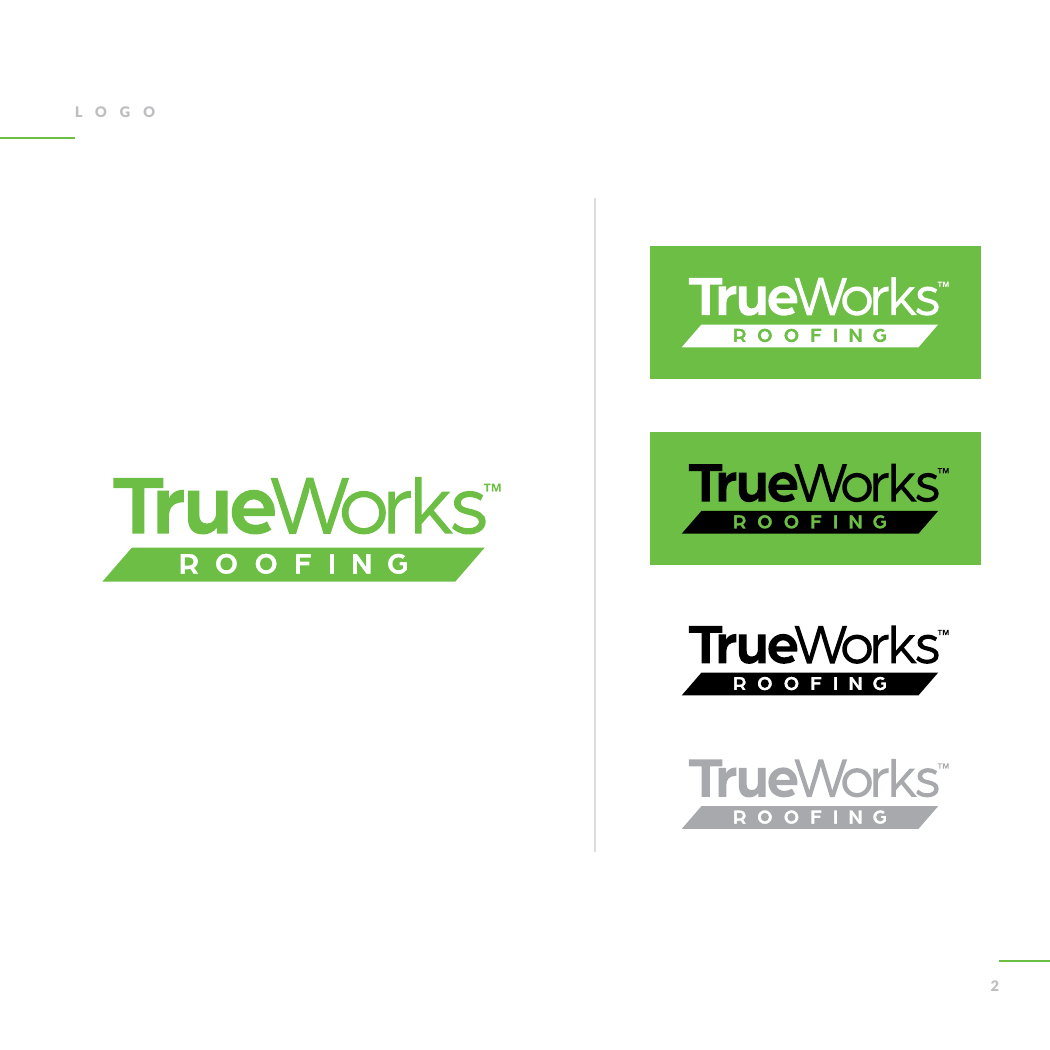 TrueWorks brand guidelines &mdash; page 2