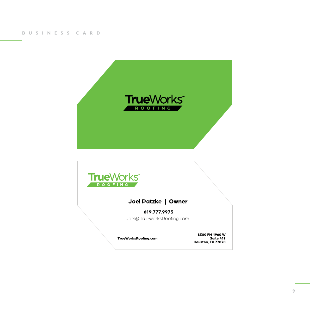 TrueWorks brand guidelines &mdash; page 8