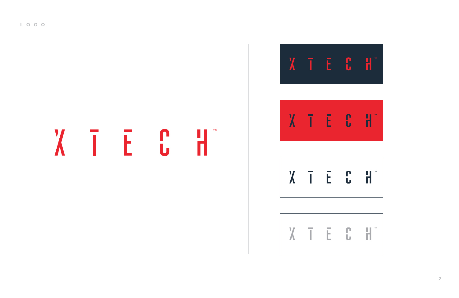 XTech wordmark