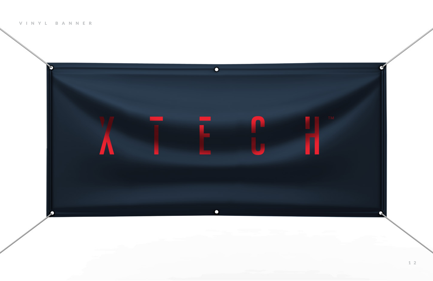 Vinyl banner — site signage