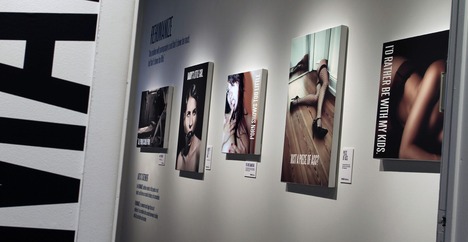 REHUMANIZE gallery wall installation