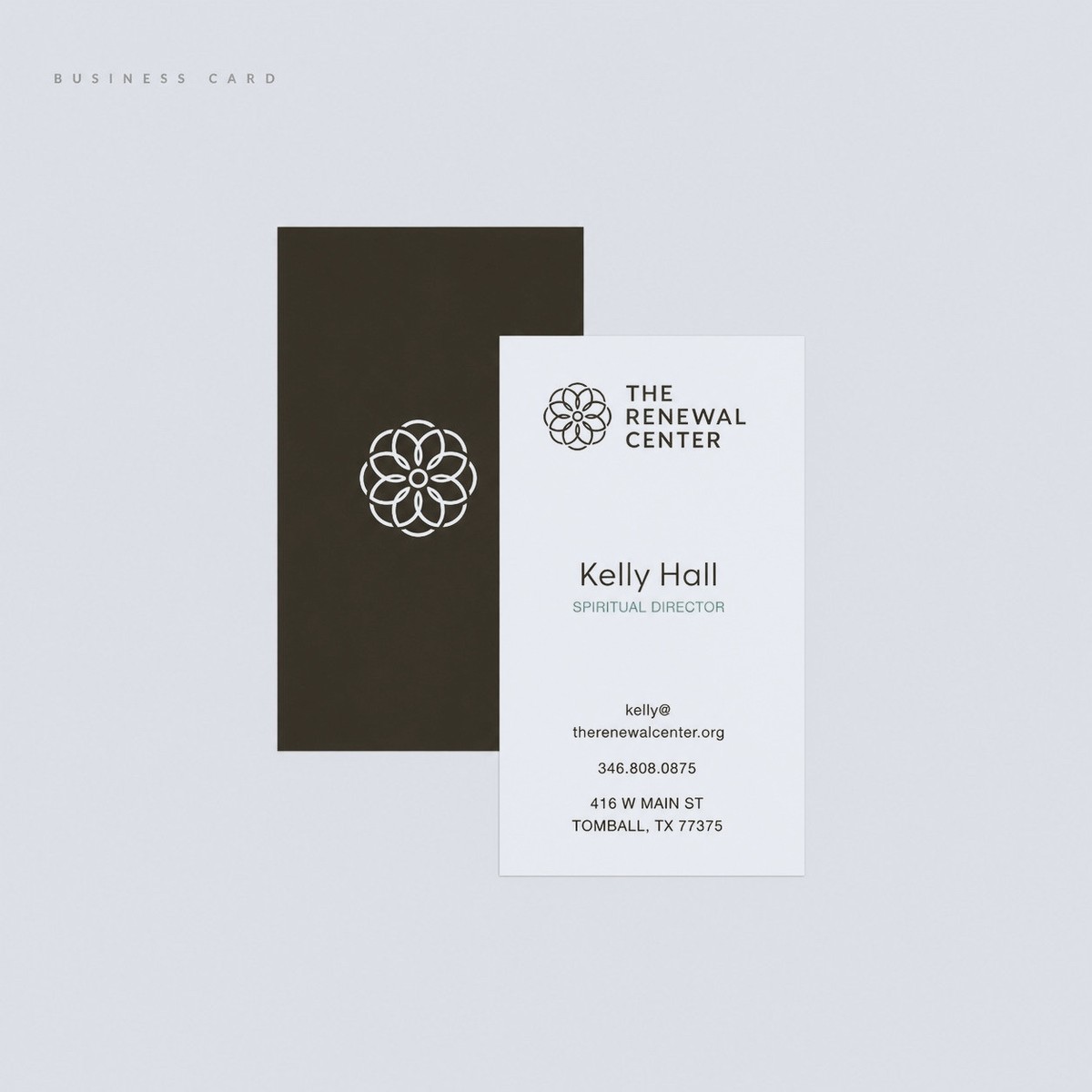 The Renewal Center · Business Card